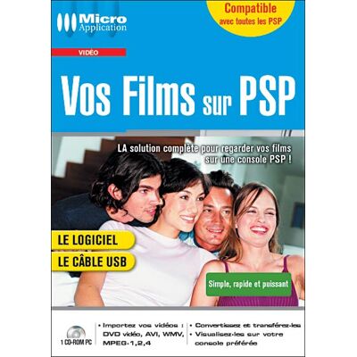 Micro Application Vos Films Sur PSP - Publicité Micro Application Vos Films Sur PSP - Publicité