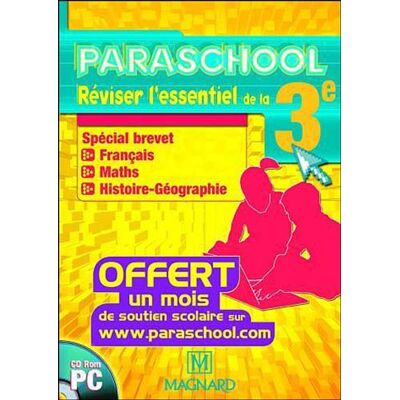 Logithéque Paraschool - Réviser L'essentiel de la Troisème - Publicité Logithéque Paraschool - Réviser L'essentiel de la Troisème - Publicité