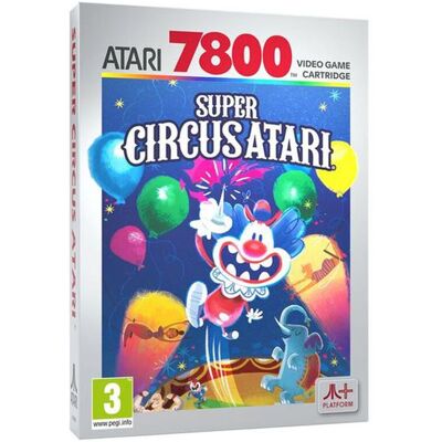 Super Circus Atari 7800 Or - Publicité Super Circus Atari 7800 Or - Publicité