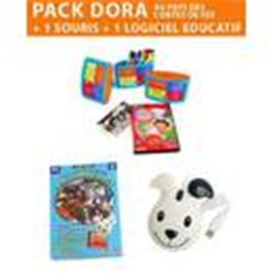 Atari Pack Dora : Au Pays Des Contes De Fée + 1 Souris + 1 Logiciel Éducatif - Publicité Atari Pack Dora : Au Pays Des Contes De Fée + 1 Souris + 1 Logiciel Éducatif - Publicité