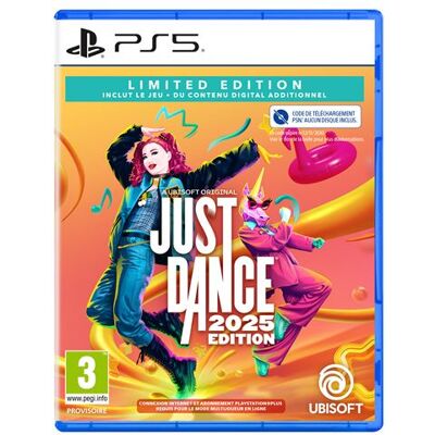 Ubisoft Just Dance 2025 Edition Limitée Exclusive Fnac Code in a box PS5 - Publicité Ubisoft Just Dance 2025 Edition Limitée Exclusive Fnac Code in a box PS5 - Publicité