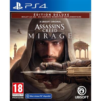 Ubisoft Assassin’s Creed Mirage Edition Deluxe PS4 - Publicité Ubisoft Assassin’s Creed Mirage Edition Deluxe PS4 - Publicité