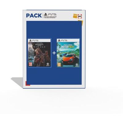 UBISOFT EMEA Pack Fnac PS5 The Crew Motorfest + Assassin’s Creed Mirage - Publicité UBISOFT EMEA Pack Fnac PS5 The Crew Motorfest + Assassin’s Creed Mirage - Publicité