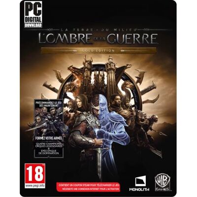 Warner bros. interactive entertainment La Terre du Milieu L'Ombre de la Guerre Edition Gold PC - Publicité Warner bros. interactive entertainment La Terre du Milieu L'Ombre de la Guerre Edition Gold PC - Publicité
