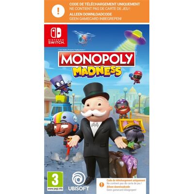 Ubisoft MONOPOLY MADNESS (CODE-IN-A-BOX) FR/NL SWITCH - Publicité Ubisoft MONOPOLY MADNESS (CODE-IN-A-BOX) FR/NL SWITCH - Publicité