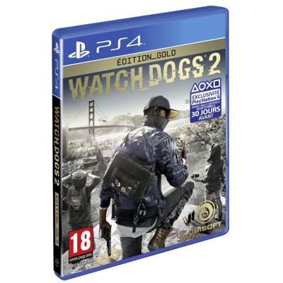 Ubisoft Watch Dogs 2 Edition Gold PS4 - Publicité Ubisoft Watch Dogs 2 Edition Gold PS4 - Publicité