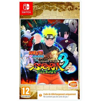 Bandai Namco NARUTO ULT NINJA STORM 3 FULL BURST (CODE) FR/NL SWITCH - Publicité Bandai Namco NARUTO ULT NINJA STORM 3 FULL BURST (CODE) FR/NL SWITCH - Publicité
