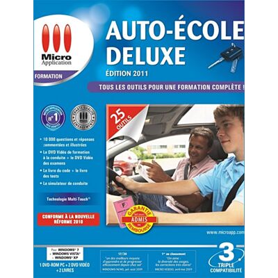 Micro Application Auto école 2011 deluxe - Publicité Micro Application Auto école 2011 deluxe - Publicité