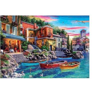 Non communiqué Puzzle adulte 3000 pieces ville de come : barques au bord de la mer collection paysage itale - mer et ocean - Publicité Non communiqué Puzzle adulte 3000 pieces ville de come : barques au bord de la mer collection paysage itale - mer et ocean - Publicité