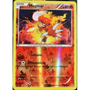 Pokemon carte Pokémon 16/83 Magmar 80 PV - REVERSE - Publicité Pokemon carte Pokémon 16/83 Magmar 80 PV - REVERSE - Publicité