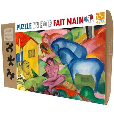 Puzzle Marron de 24 pièces de Franz Marc - Puzzle Artistique pour Enfants - Publicité Puzzle Marron de 24 pièces de Franz Marc - Puzzle Artistique pour Enfants - Publicité