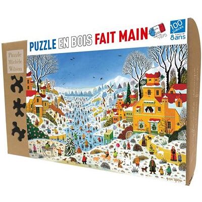 Thomas VINTERSCEN - Puzzle en bois 100 pièces pour adultes - Publicité Thomas VINTERSCEN - Puzzle en bois 100 pièces pour adultes - Publicité