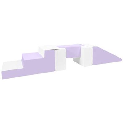 Non communiqué Passerelle 5 blocs blanc lilas Blanc - Publicité Non communiqué Passerelle 5 blocs blanc lilas Blanc - Publicité