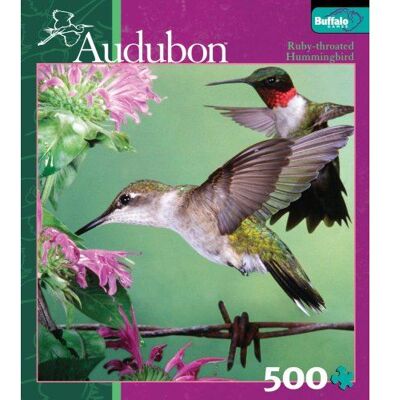 Buffalo Games Audubon Ruby-throated Hummingbird - Publicité Buffalo Games Audubon Ruby-throated Hummingbird - Publicité