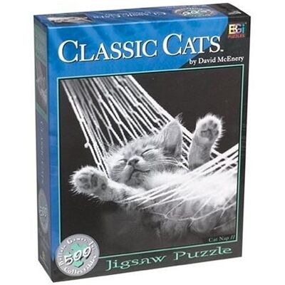 Buffalo Games David McEnery Classic Cats 500-piece Jigsaw Puzzle Cat Nap II - Publicité Buffalo Games David McEnery Classic Cats 500-piece Jigsaw Puzzle Cat Nap II - Publicité