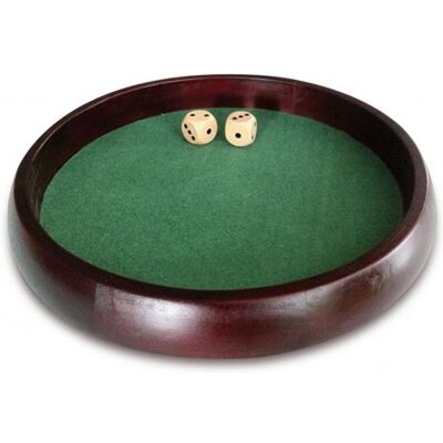Engelhart Longfield Games Piste de poker avec des dés 34 cm marron Marron - Publicité Engelhart Longfield Games Piste de poker avec des dés 34 cm marron Marron - Publicité