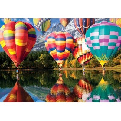Buffalo Games Balloons in Flight 2000 Pieces Jigsaw Puzzle - Publicité Buffalo Games Balloons in Flight 2000 Pieces Jigsaw Puzzle - Publicité