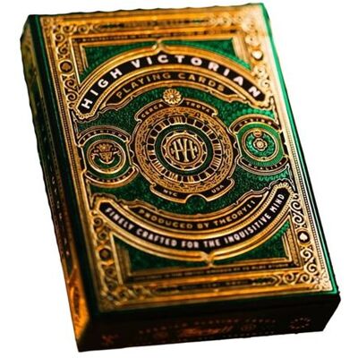 Cartes à Jouer Style Victorien Vertes Theory 11 - Publicité Cartes à Jouer Style Victorien Vertes Theory 11 - Publicité