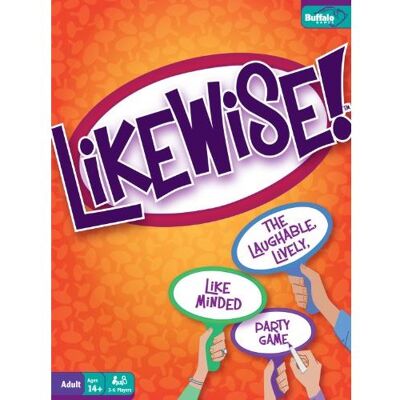 Buffalo Games LIKEWISE Le jeu de société risible et animé - Publicité Buffalo Games LIKEWISE Le jeu de société risible et animé - Publicité
