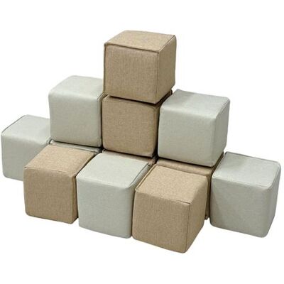 Non communiqué Blocs construction mousse Dely Marron - Publicité Non communiqué Blocs construction mousse Dely Marron - Publicité