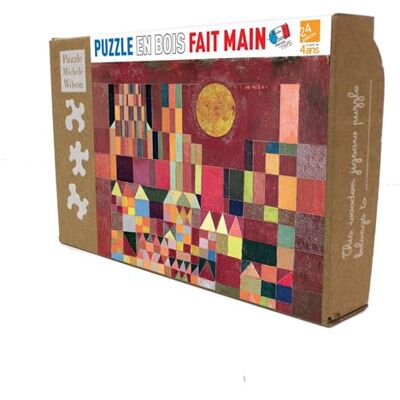 Non communiqué Puzzle en bois 24 pièces CHATEAU ET SOLEIL Puzzle Michele Wilson Multicolore Multicolore - Publicité Non communiqué Puzzle en bois 24 pièces CHATEAU ET SOLEIL Puzzle Michele Wilson Multicolore Multicolore - Publicité