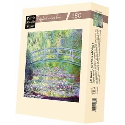 Puzzle en Bois Michele Wilson 350 Pièces - Pont Japonais - 27 x 26 cm - Publicité Puzzle en Bois Michele Wilson 350 Pièces - Pont Japonais - 27 x 26 cm - Publicité