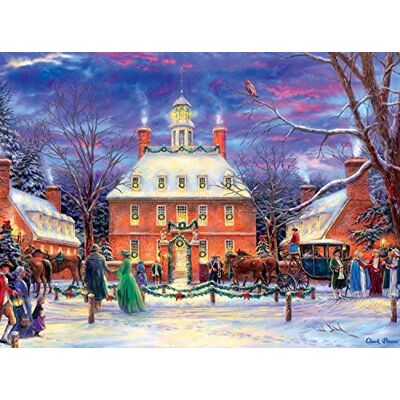 Buffalo Games - Chuck Pinson Holiday Collection - Governors Party - 1000 Piece Jigsaw Puzzle - Publicité Buffalo Games - Chuck Pinson Holiday Collection - Governors Party - 1000 Piece Jigsaw Puzzle - Publicité
