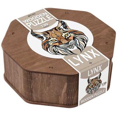 Non communiqué Puzzle en bois Lynx 139 pieces Multicolore - Publicité Non communiqué Puzzle en bois Lynx 139 pieces Multicolore - Publicité