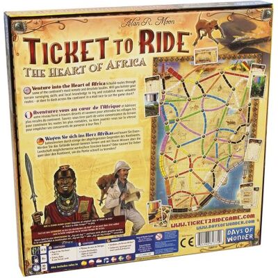 Asmodee - AVE13 - Jeux de Stratégie - Ticket to Ride MC3 - Heart of Africa - Publicité Asmodee - AVE13 - Jeux de Stratégie - Ticket to Ride MC3 - Heart of Africa - Publicité