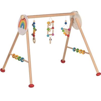 Non communiqué Goki Baby Gym - Arc-en-ciel bois Beige - Publicité Non communiqué Goki Baby Gym - Arc-en-ciel bois Beige - Publicité