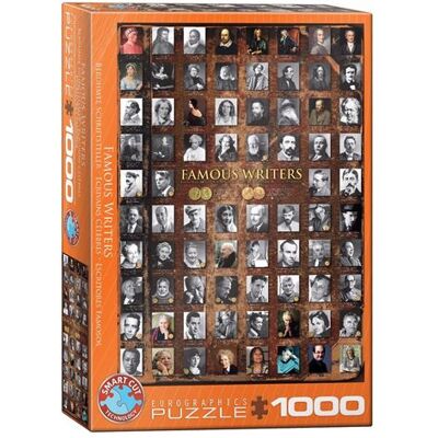 Eurographics William Shakespeare, Agatha Christie, Mark Twain - Puzzle - Publicité Eurographics William Shakespeare, Agatha Christie, Mark Twain - Puzzle - Publicité