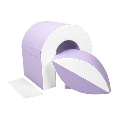 Non communiqué Set de 2 blocs en mousse lilas Blanc - Publicité Non communiqué Set de 2 blocs en mousse lilas Blanc - Publicité