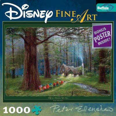 Buffalo Games Disney Fine Art off To Home We Go - Publicité Buffalo Games Disney Fine Art off To Home We Go - Publicité