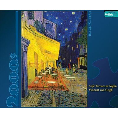 Buffalo Games Vincent van Gogh Cafe Terrace at Night (2000 Piece Puzzle) - Publicité Buffalo Games Vincent van Gogh Cafe Terrace at Night (2000 Piece Puzzle) - Publicité
