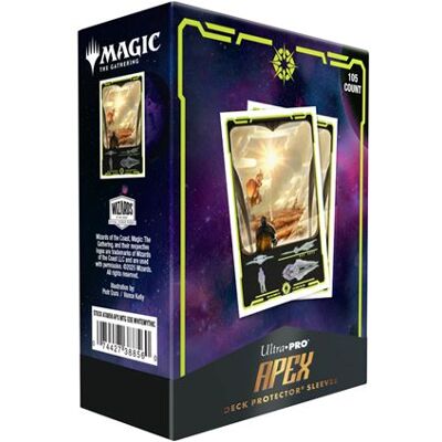 Non communiqué Ultra Pro - Magic: The Gathering - Aux Portes des Éternités - Sachet de 105 protèges cartes Apex Adagia, Bastion Vent-Brûlant - UK - Publicité Non communiqué Ultra Pro - Magic: The Gathering - Aux Portes des Éternités - Sachet de 105 protèges cartes Apex Adagia, Bastion Vent-Brûlant - UK - Publicité