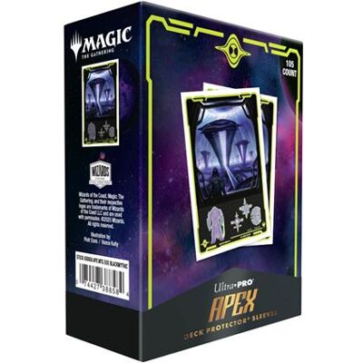 Non communiqué Ultra Pro - Magic: The Gathering - Aux Portes des Éternités - Sachet de 105 protèges cartes Apex Susur Secundi, Autel du Vide - UK - Publicité Non communiqué Ultra Pro - Magic: The Gathering - Aux Portes des Éternités - Sachet de 105 protèges cartes Apex Susur Secundi, Autel du Vide - UK - Publicité