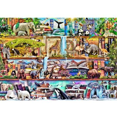 Puzzle Royaume Animal en Bois - 1010 pièces - Publicité Puzzle Royaume Animal en Bois - 1010 pièces - Publicité