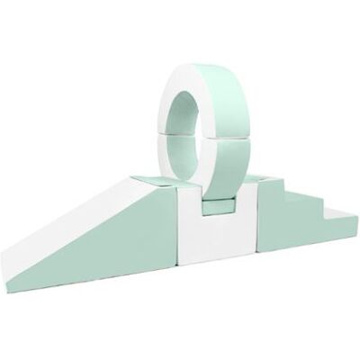 Non communiqué Ensemble de 7 blocs cerceau blanc Menthe Vert - Publicité Non communiqué Ensemble de 7 blocs cerceau blanc Menthe Vert - Publicité