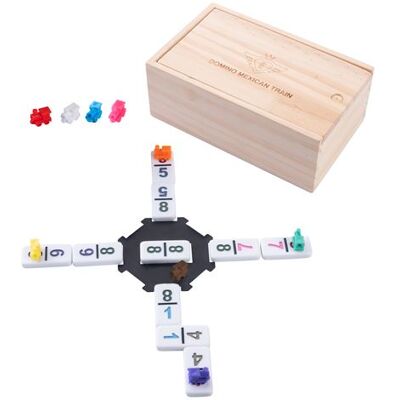 ENGELHART - 250126 - Mexican Train - Double 9 - Jeu de dominos - Publicité ENGELHART - 250126 - Mexican Train - Double 9 - Jeu de dominos - Publicité