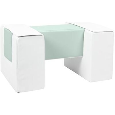 Non communiqué 3 blocs en mousse blanc Menthe Blanc - Publicité Non communiqué 3 blocs en mousse blanc Menthe Blanc - Publicité