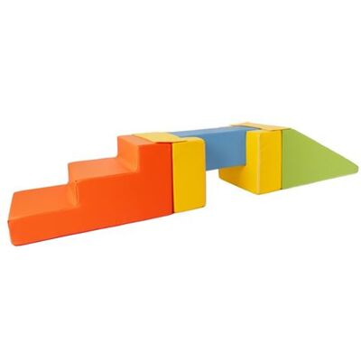 Non communiqué Passerelle 5 blocs jaune vert bleu orange Jaune - Publicité Non communiqué Passerelle 5 blocs jaune vert bleu orange Jaune - Publicité