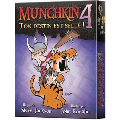 Jeu de cartes Asmodee Munchkin 4 Ton Destin est Sellé ! Multicolore - Publicité Jeu de cartes Asmodee Munchkin 4 Ton Destin est Sellé ! Multicolore - Publicité