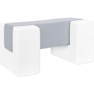 Non communiqué Blocs en mousse blanc gris gris - Publicité Non communiqué Blocs en mousse blanc gris gris - Publicité
