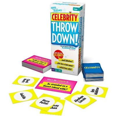 Buffalo Games Celebrity Throw Down Board Game - Publicité Buffalo Games Celebrity Throw Down Board Game - Publicité