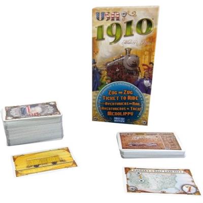 Asmodée Asmodee - AVE11 - Jeu de stratégie - Les Aventuriers du rail USA 1910 - Publicité Asmodée Asmodee - AVE11 - Jeu de stratégie - Les Aventuriers du rail USA 1910 - Publicité