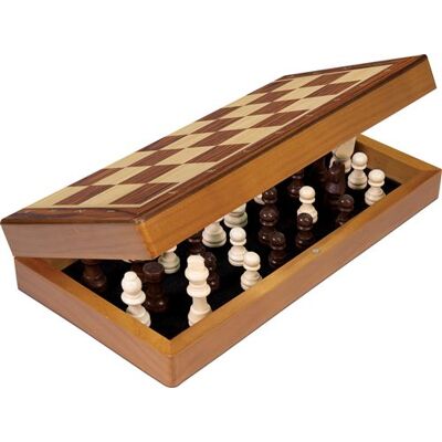 Jeu d’échecs en bois Asmodee Rabattable Multicolore - Publicité Jeu d’échecs en bois Asmodee Rabattable Multicolore - Publicité