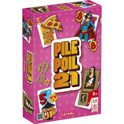Jeu d'ambiance Lansay Pile Poil 21 Multicolore - Publicité Jeu d'ambiance Lansay Pile Poil 21 Multicolore - Publicité
