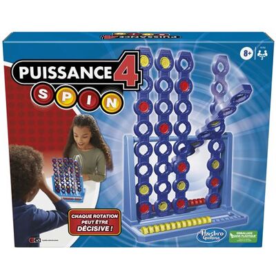 Jeu classique Hasbro Gaming Puissance 4 Spin - Publicité Jeu classique Hasbro Gaming Puissance 4 Spin - Publicité