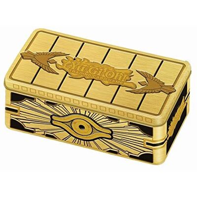 Yu-Gi-Oh! Mega Tin Box Konami Yu-Gi-Oh Le Sarcophage Doré - Publicité Yu-Gi-Oh! Mega Tin Box Konami Yu-Gi-Oh Le Sarcophage Doré - Publicité