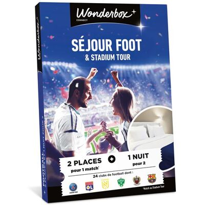 Coffret cadeauWbx Connect 100% Foot Séjour - Publicité Coffret cadeauWbx Connect 100% Foot Séjour - Publicité